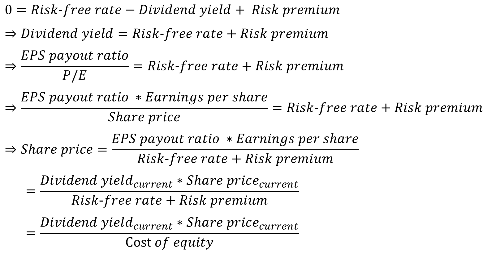 Stable stock price